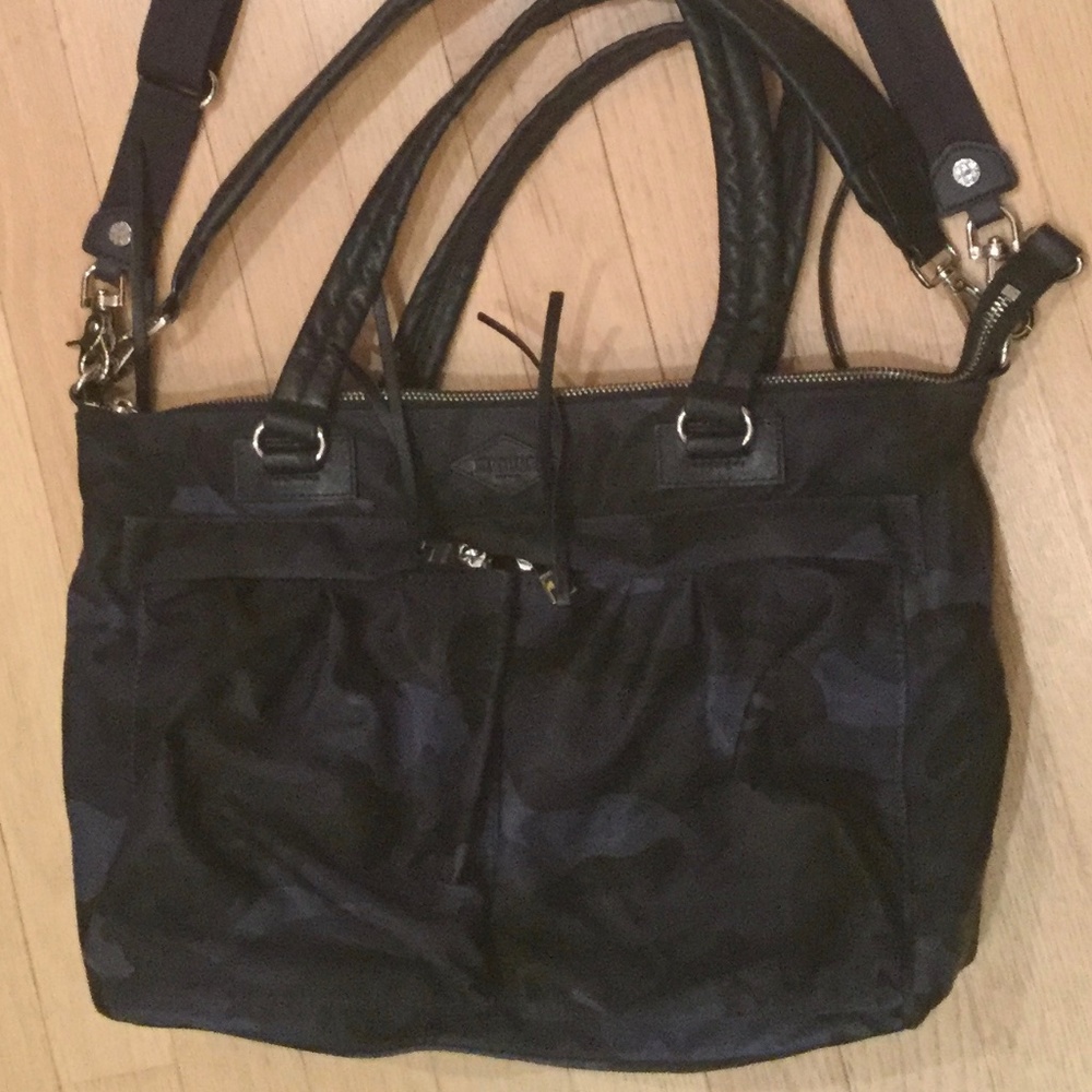 MZ Wallace Blue camo Jordan satchel medium bag